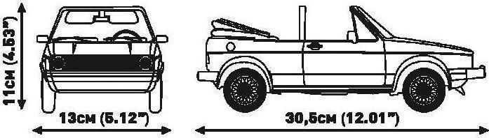 Produktbild Cobi 1:12 VW Golf I(1979) / 1460 pcs