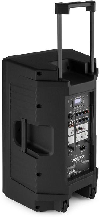Actual product image speaker met Bluetooth - Vonyx VSA700-BP - met draadloze microfoon en headset microfoon - 1000W (Active, 1x 500 W)