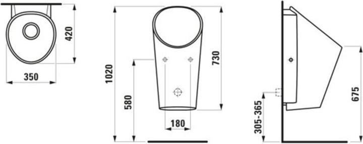Produktbild Laufen Urinal Lema vandfri