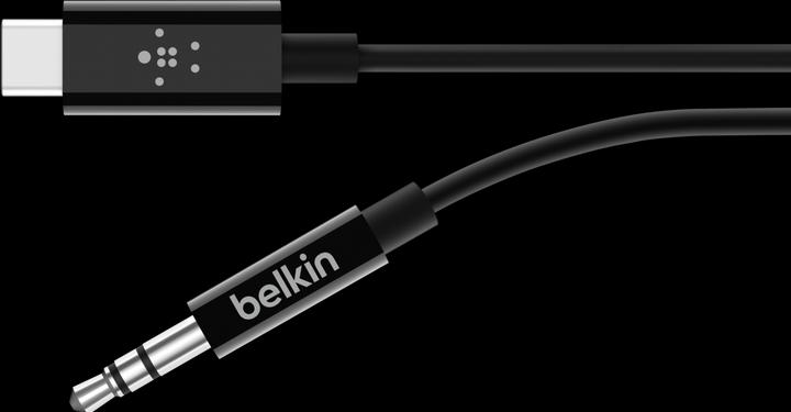 Actual product image Belkin RockStar 3,5mm Aud./USB-C cable 0,9m (0.90 m, 3.5mm jack (AUX))