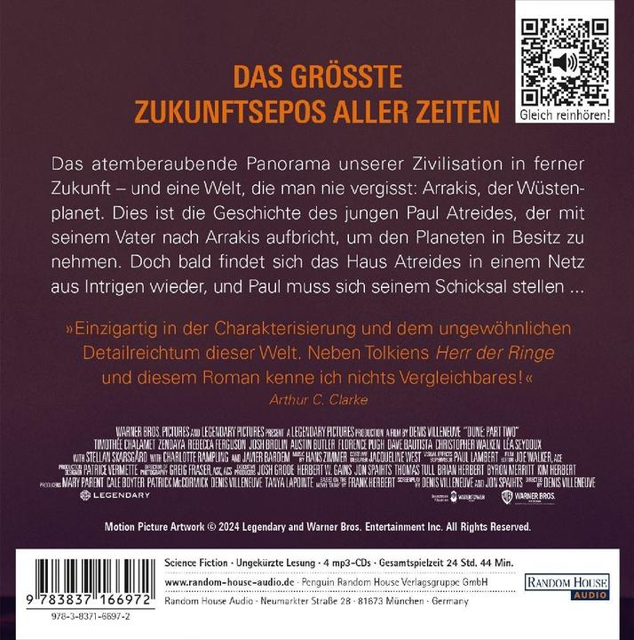 Actual product image Dune - The Desert Planet (Frank Herbert, German)