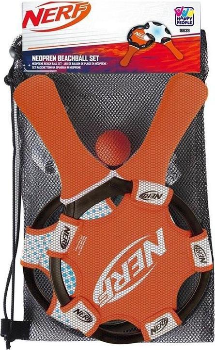 Image du produit Nerf Kit de balles de plage en néoprène comprenant 2 raquettes et une balle en PVC