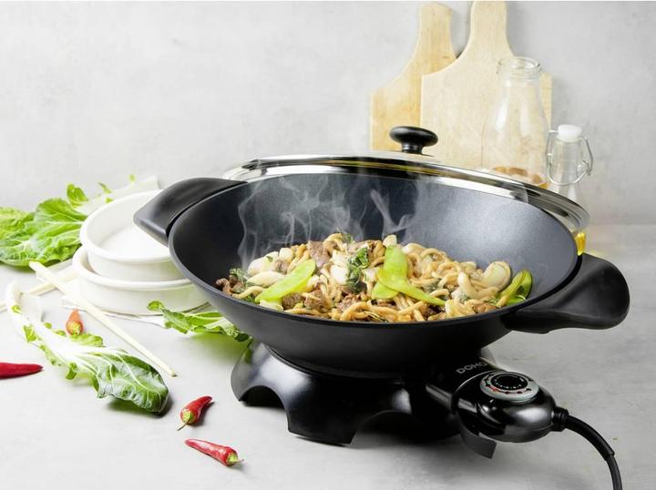 Actual product image Domo electric wok DO8708W (CH plug)