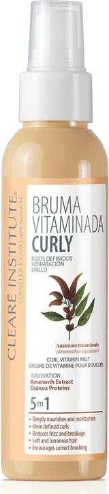 Clearé Institute Curly Vitamin Mist spendet Feuchtigkeit und definiert Locken 125ml (Haargel, 125 ml)