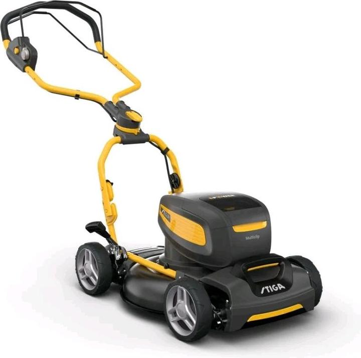 Actual product image Stiga Multiclip 747e V Kit AkkuRasenmäher48 V 2x 4 Ah (Rechargeable battery operated)