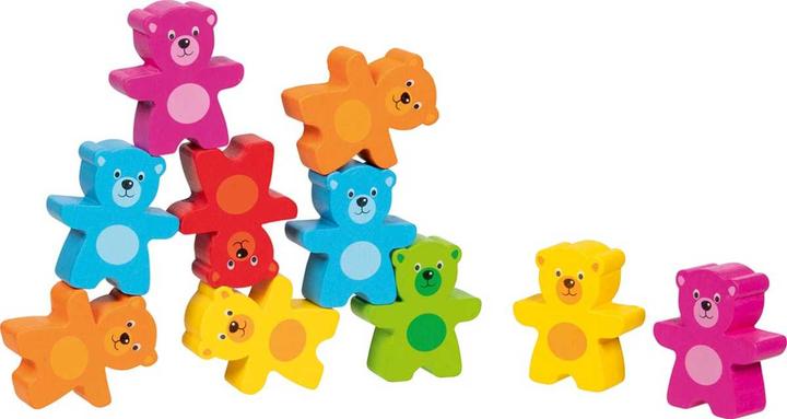 Actual product image Goki Stacking game Colourful bear gang
