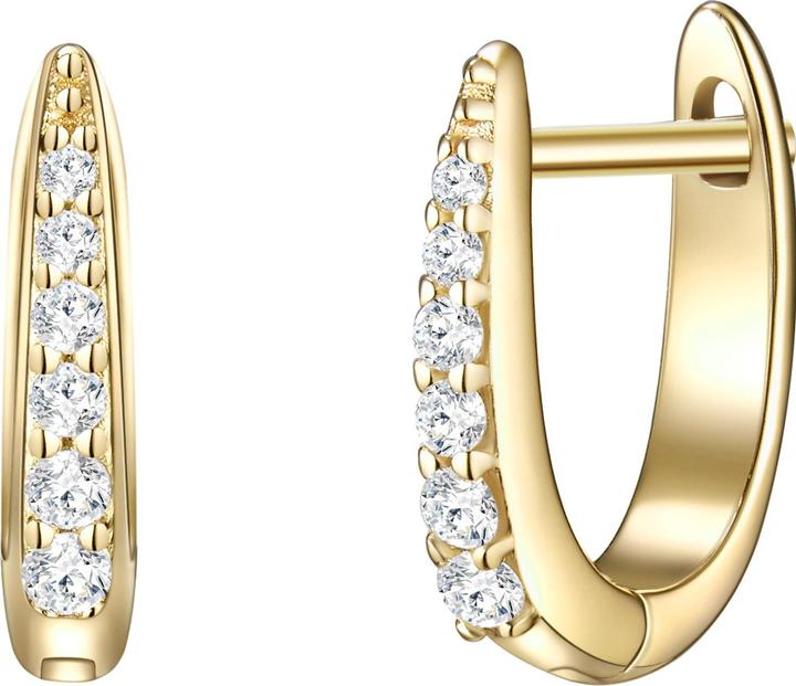 Actual product image Glanzstücke München Ladies sterling silver cubic zirconia yellow gold - 23720 (Sterling Silver)