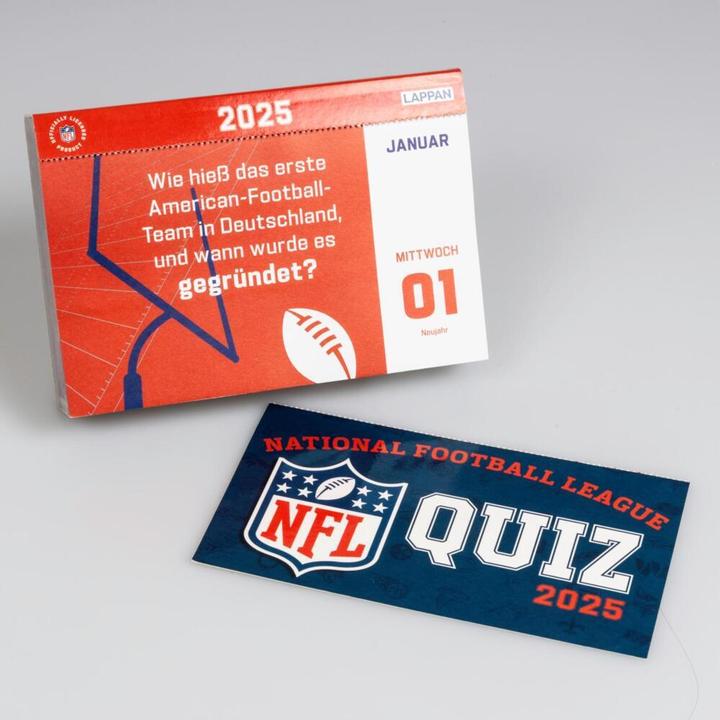 Immagine prodotto Calendario dei quiz NFL - 2025 (11 x 16 cm, Tedesco)