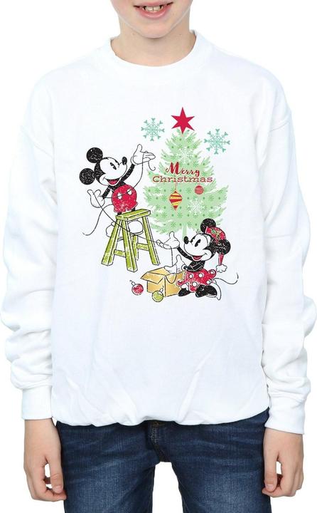 Immagine prodotto Disney Mickey And Minnie Christmas Tree Felpa Ragazzi (140, 146)