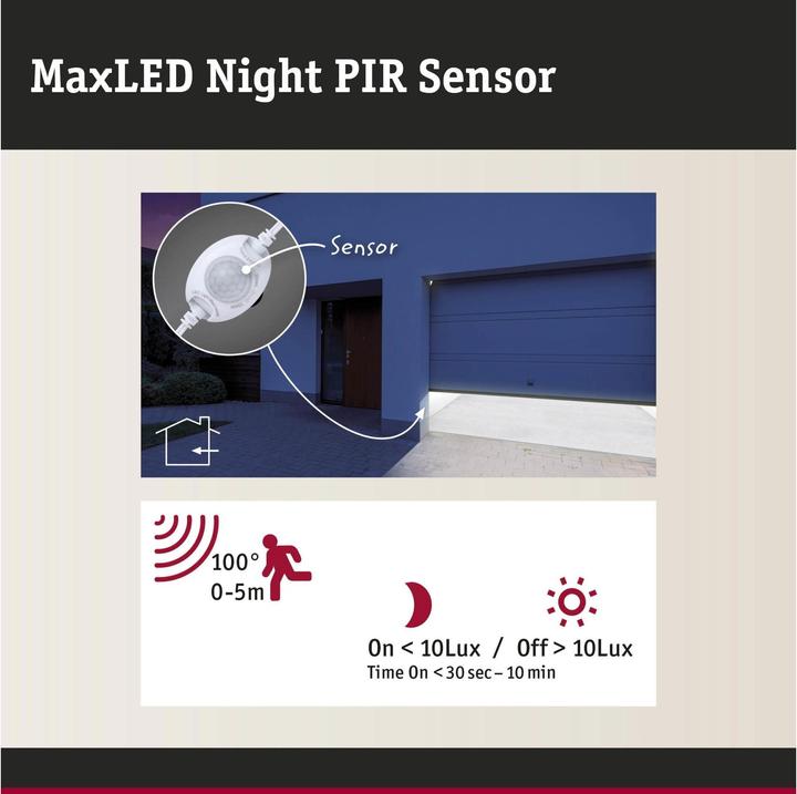 Immagine prodotto Paulmann Sensore PIR notturno MaxLED