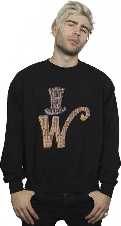 Produktbild Willy Wonka & the Chocolate Factory W Logo Hat Sweatshirt (L)