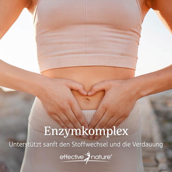 Immagine prodotto Effective Nature Complesso enzimatico con calcio 90 capsule (90 Pezzo/i, Pillole, 90 g)