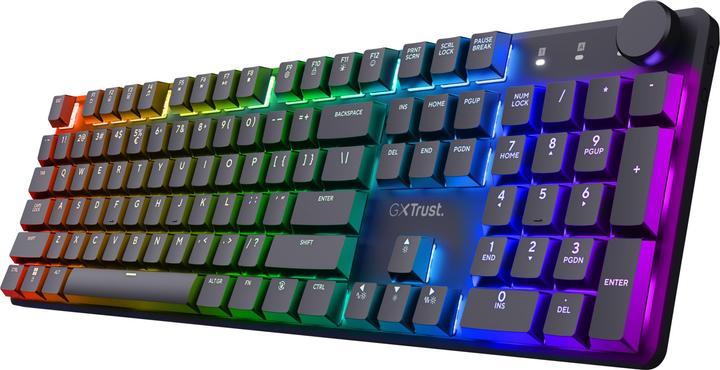 Actual product image Trust GXT868 TORIX Wirless Mechanical Keyboard (US, Wireless, Cable)