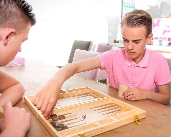Produktbild Longfield Games Backgammon 15 Holz eingelegt (Deutsch)