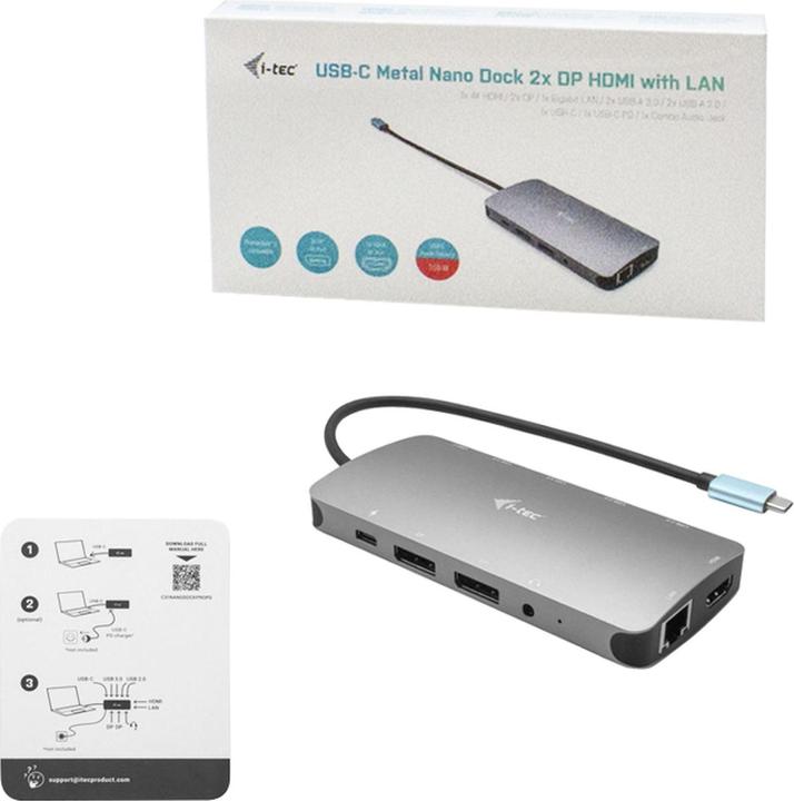 Immagine prodotto i-tec Nano (USB-C, 3 Porti)