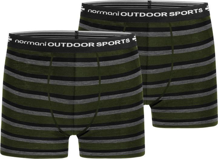 Produktbild Normani 2er Pack Herren Merino Boxershorts Unterhose - 7692 (L, 2er Pack)