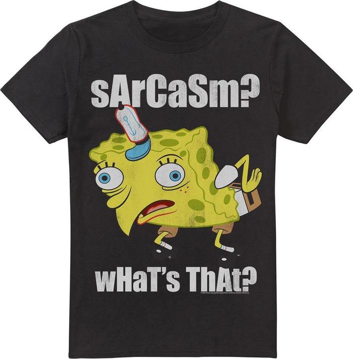 Spongebob Squarepants Sarcasm Meme TShirt (M)