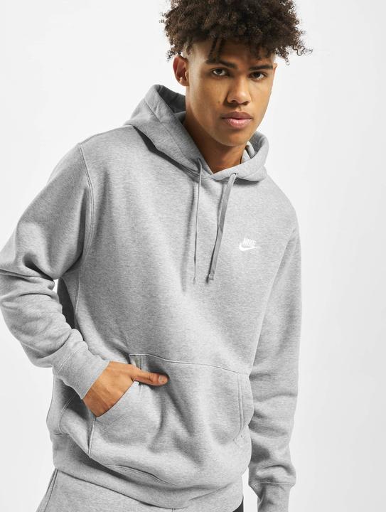 Image du produit Nike Hommes M NSW Club Hoodie PO BB Sweatshirt, dk Grey Heather/Matte Silver, 2XL (XXL)