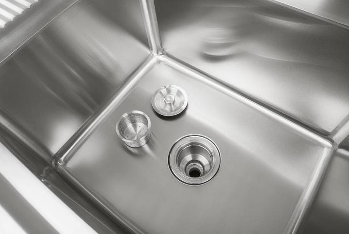 Immagine prodotto Royal Catering Lavello per cucina - 120 cm (30 cm, 120 cm)