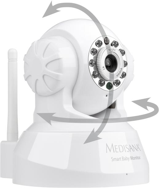 Produktbild Medisana Smart Baby Monitor (Babyphone mit Kamera, 999 m)