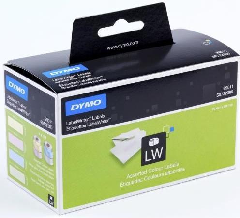 Produktbild Dymo S0722380 Farbige Adress-Etiketten