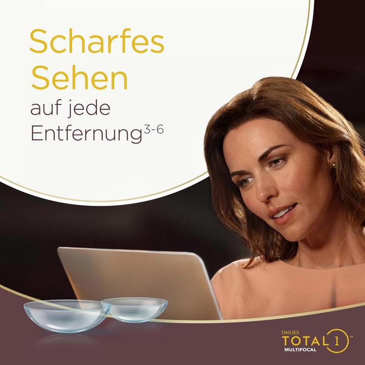Produktbild Dailies Total1 Multifocal (90 Stück, Tageslinse, Multifokal)