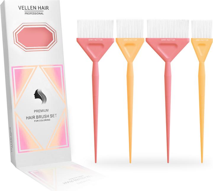 Vellen Hair Färbepinsel Set 4er Pack