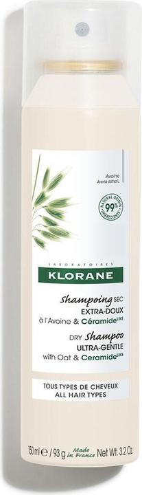 Immagine prodotto Klorane Avena e ceramide (150 ml, Shampoo secco)