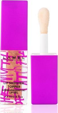 MyScreen Protector The Myth of Utopia Lip Gloss Gold Silver Flakes for Volume Glow Hydrating Non-Sticky Shimmery Weight