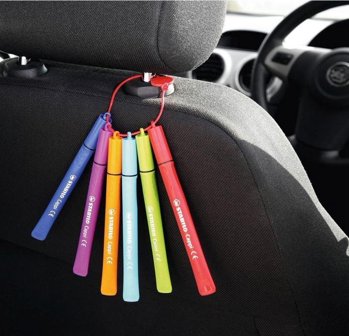 Produktbild STABILO Cappi Filzstift mit Kappenring (Sortiert, 12 x)