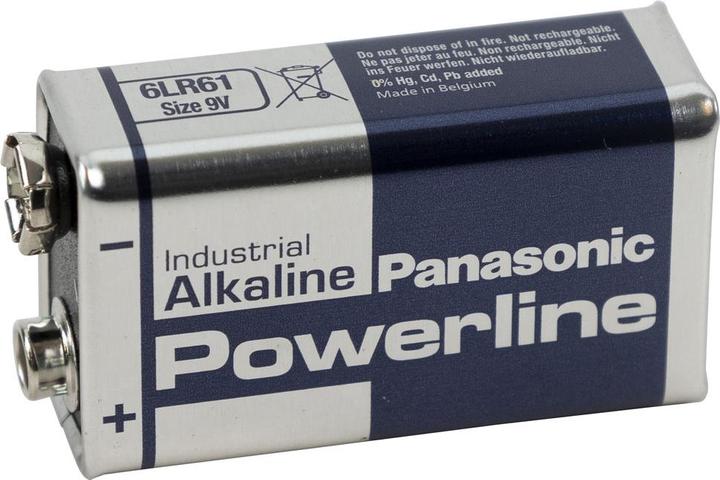 Image du produit Panasonic Ligne électrique industrielle alcaline (10 pcs, 9V Block)