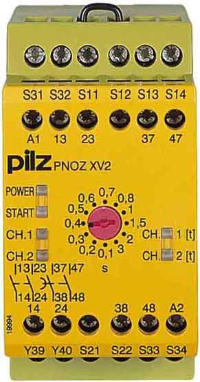 Produktbild Pilz 777504 PNOZ XV2P 0.5/24VDC 2n/o 2n/o fix
