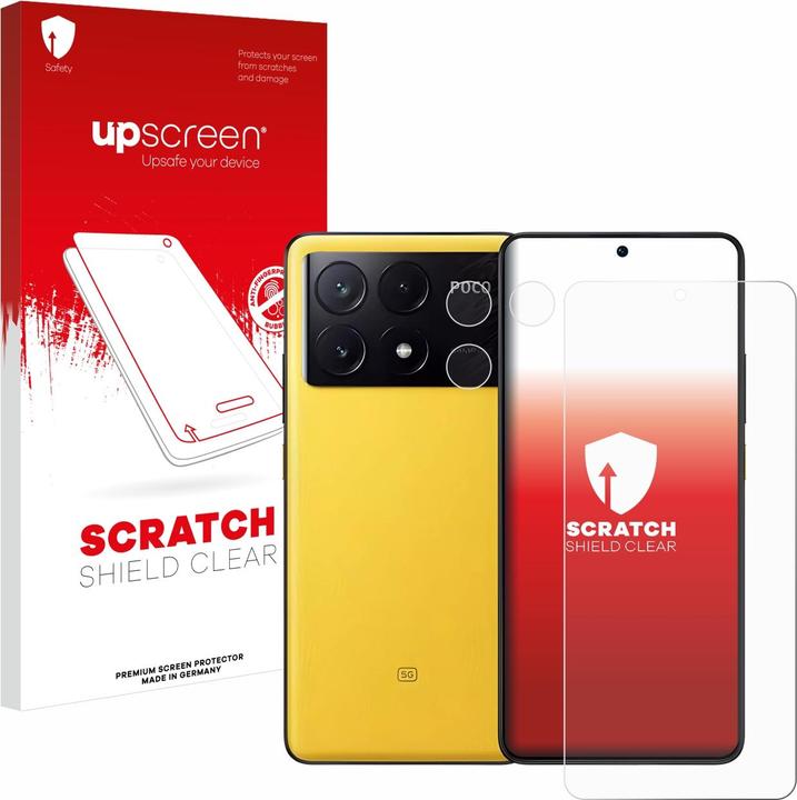 Image du produit upscreen Protection d'écran Scratch Shield (1 pièce(s), Xiaomi Poco X6 Pro)