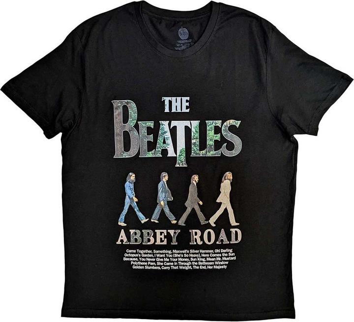 The Beatles Rock Off officially licensed products Abbey Road '23 T Shirt L Black (L)