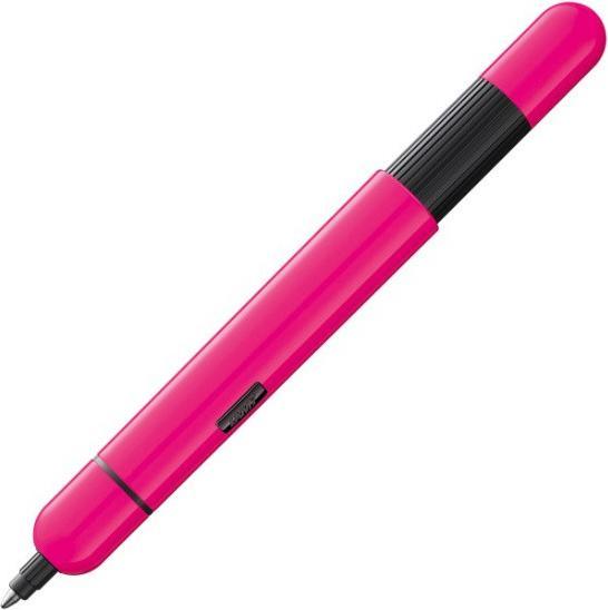 Immagine prodotto Lamy Penna tascabile retrattile biros pico rosa neon con meccanismo a doppio pulsante, con una sola (Rosa neon, 1 x)
