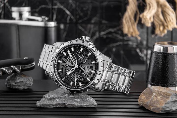 Produktbild Skmei 9337SIBK Herrenuhr + BOX