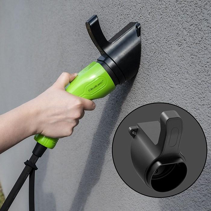 Produktbild Qoltec Mobilna ładowarka do samochodu elektrycznego EV z regulacją 2w1 Typ2 | SCHUKO | 3.5kW | 230V (Typ 2, 3.50 kW, 16 A)