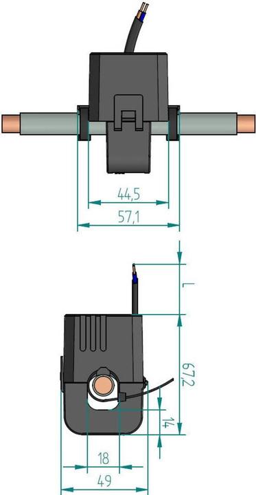 Actual product image Gossen Metrawatt SC40-B 150/5A 1VA Kl