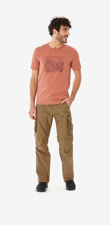 Image du produit Forclaz Pantalon cargo modulable de trek voyage - travel 500 modul marron bronze homme (XL)