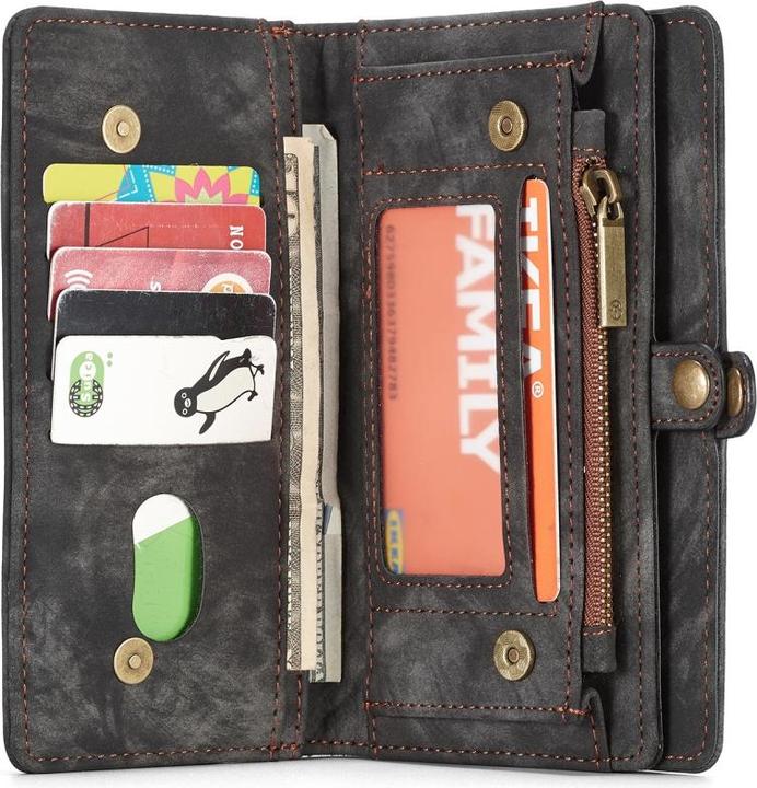 Actual product image Caseme Apple iPhone XR Genuine Leather Wallet Card Case (Apple iPhone XR)