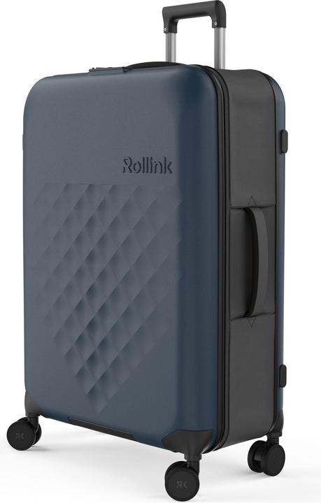 Rollink Harde koffer / Trolley / Reiskoffer - Vega 360 - 76 cm - Blauw (105 l, L (90 - 115l))