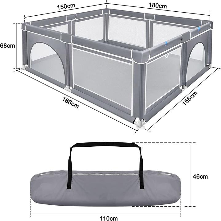 Produktbild Hengmei Absperrgitter (150 cm, 180 cm)