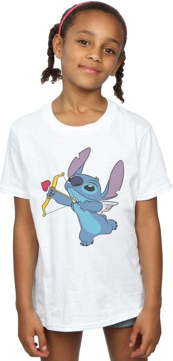 Immagine prodotto Disney Lilo And Stitch Stitch Cupid Valentines Maglietta Ragazze (140, 146)