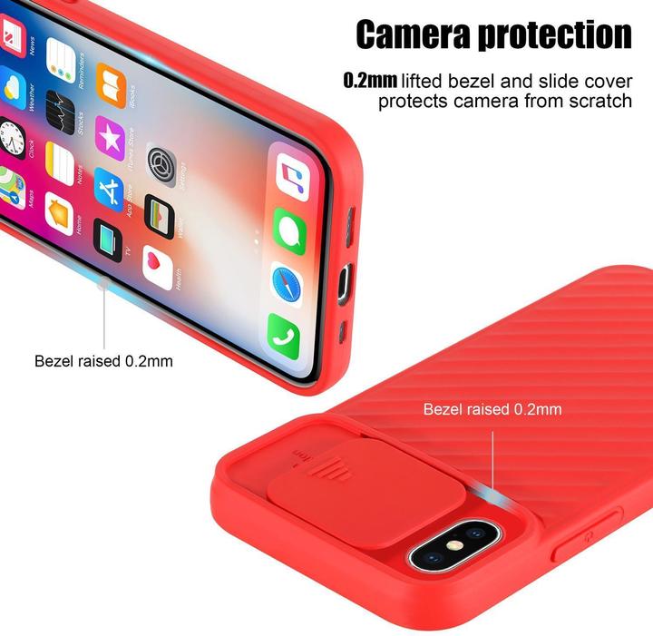 Actual product image Cadorabo TPU cover with camera protection (Apple iPhone X)