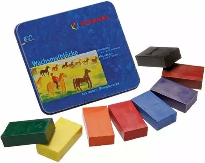 Produktbild Stockmar Wachsmalblock (Sortiert, Mehrfarbig, 8 x)