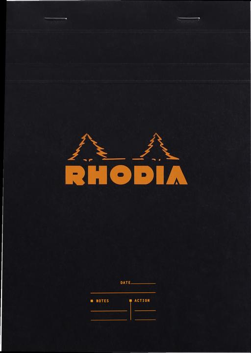 Actual product image Rhodia Blocks stapled 80g Basics (A5, Special ruling, Hardcover)