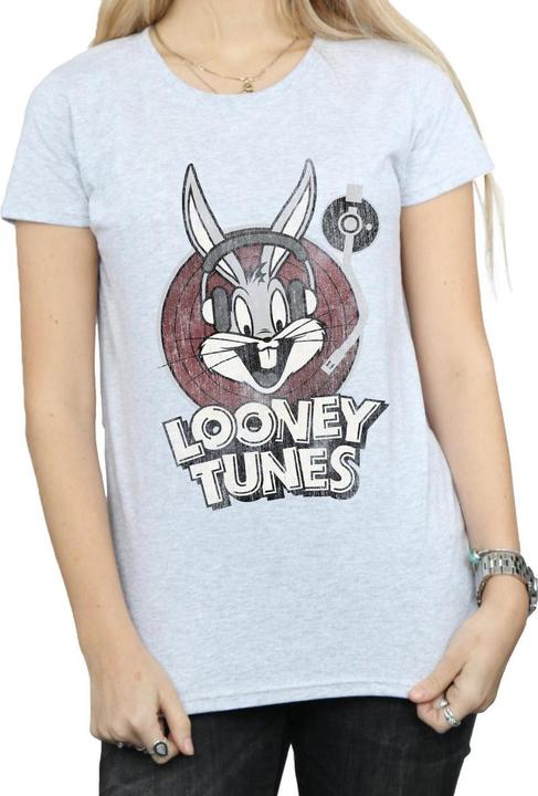 Actual product image Looney Tunes Womens/Ladies Bugs Bunny Logo Cotton T-Shirt (XL)