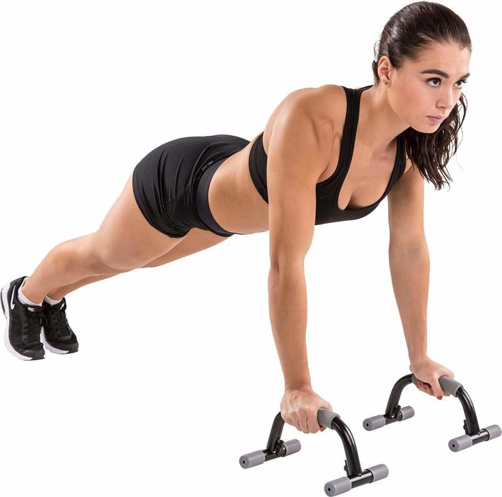 Actual product image Tunturi Push-Up Bars Set - Liegestützgriffe aus Metall