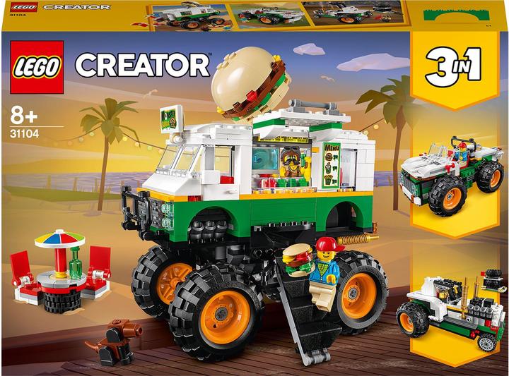 Produktbild LEGO Burger-Monster-Truck (31104, LEGO Creator Expert)