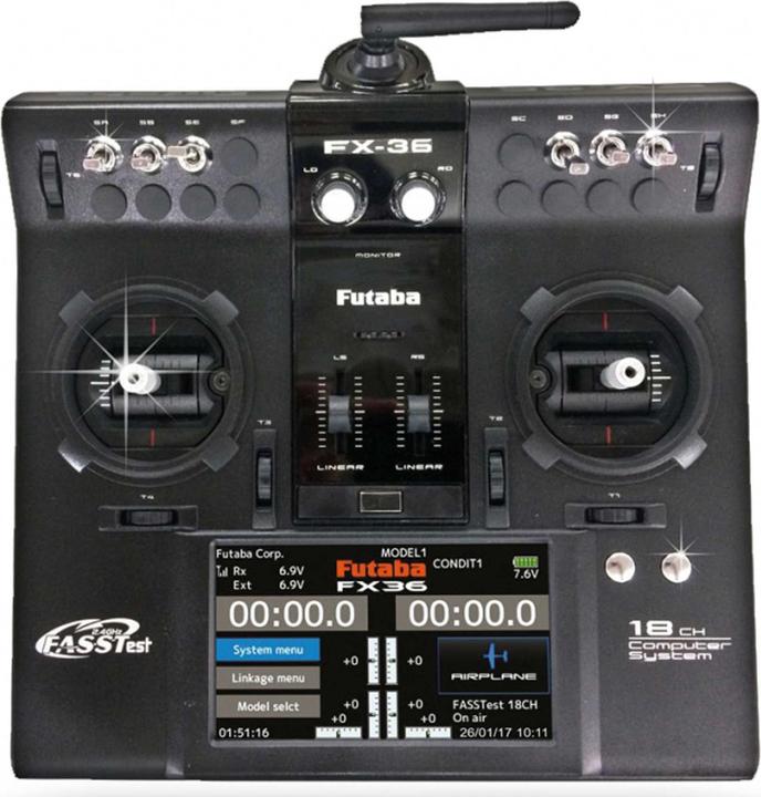 Futaba FX-36 + R7208SB 2.4GHz FASSTest
